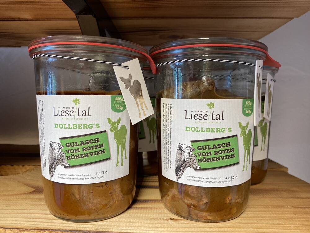 Wilder Gulasch vom Hirsch