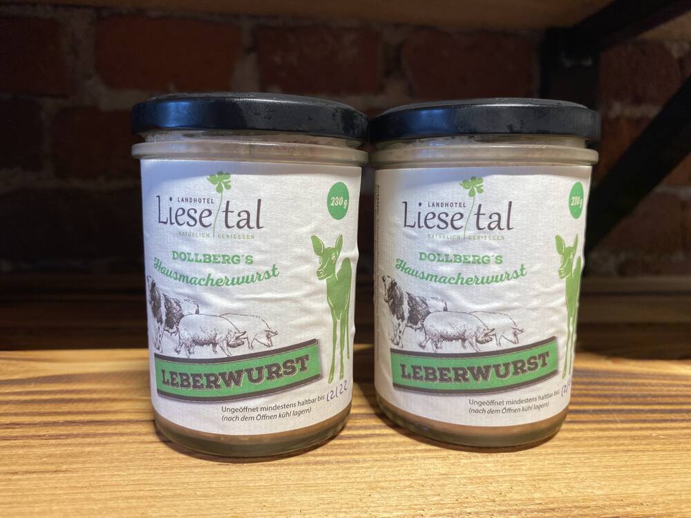 Glas Leberwurst